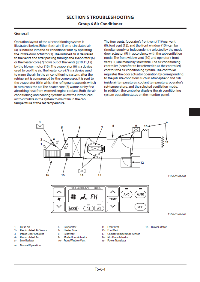 Manuales Técnicos Excavadora Hitachi ZX70-5G, ZX70LC-5G