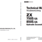 Manuales Técnicos Excavadora Hitachi ZX75US-5A, ZX85US-5A