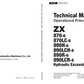 Manuales Técnicos Excavadora Hitachi ZX870-6, ZX890-6