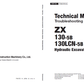 Manuales Técnicos Excavadoras Hitachi ZX130-5B, ZX130LCN-5B