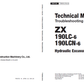 Manuales Técnicos Excavadoras Hitachi ZX190LC-6, ZX190LCN-6