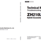 Manuales Técnicos Solución de Problemas Excavadora Hibrida Hitachi ZH210LC-5B