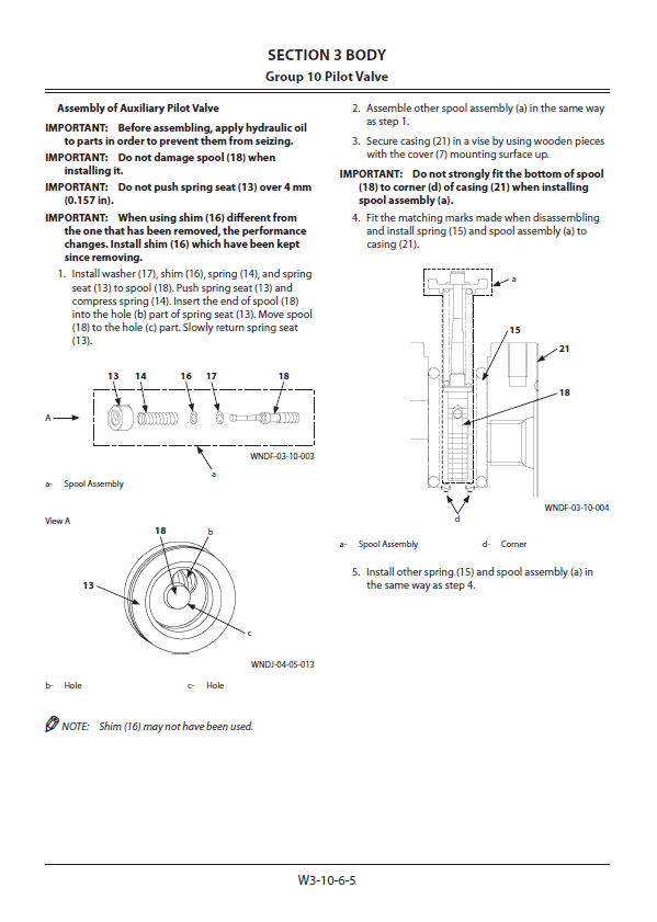 Manuales de Taller Cargador Hitachi ZW150-5B ZW150PL-5B