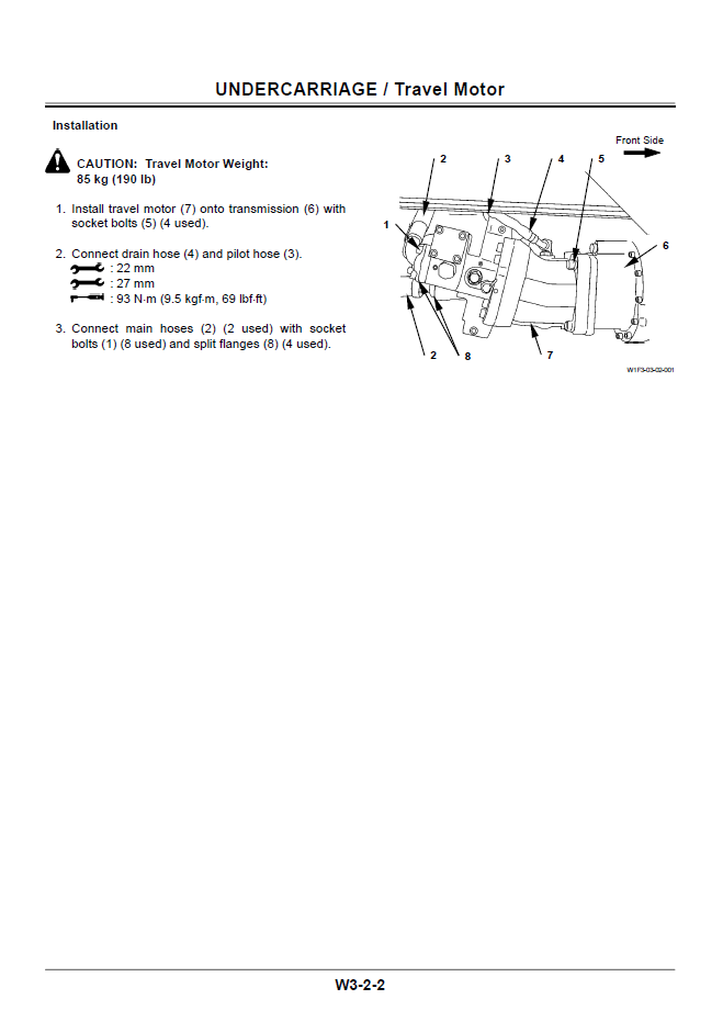 Manual de Taller Excavadora Hitachi Zaxis 130W