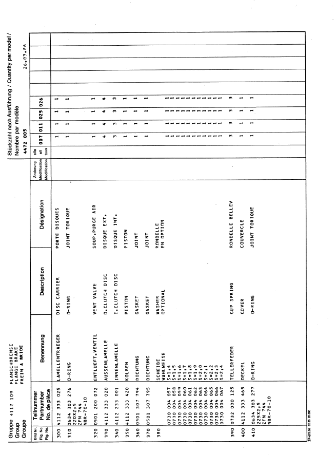 Manual de Partes Eje Delantero ZF AP-325 1 AVG 100 - 4472 005 007-011 (+4112 033 026)  -  4472 005 025-026 (+4112 033 054)