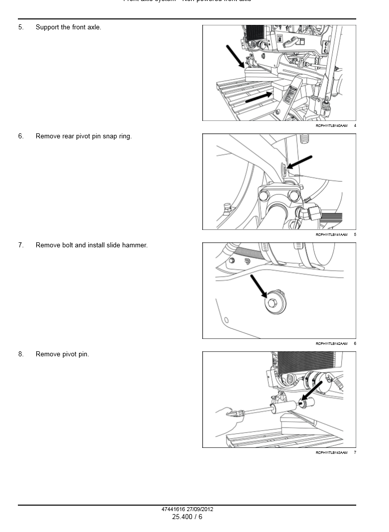 Manual de Servicios Minicargador New Holland L-225, L-325, L-425, L-445