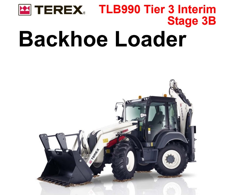 Manual de Partes Retroexcavadora Terex TLB990 TIER 3 Interim Stage 3B