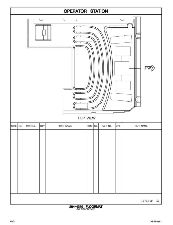 CATALOGO DE PARTES EXCAVADORA 312D FBJ