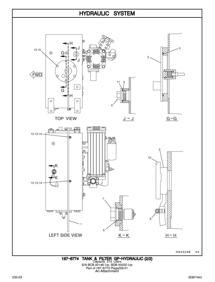 CATALOGO DE PARTES EXCAVADORA 320C 320C l AKH1 / ALF1 / BCB1 / 7JK39498-UP