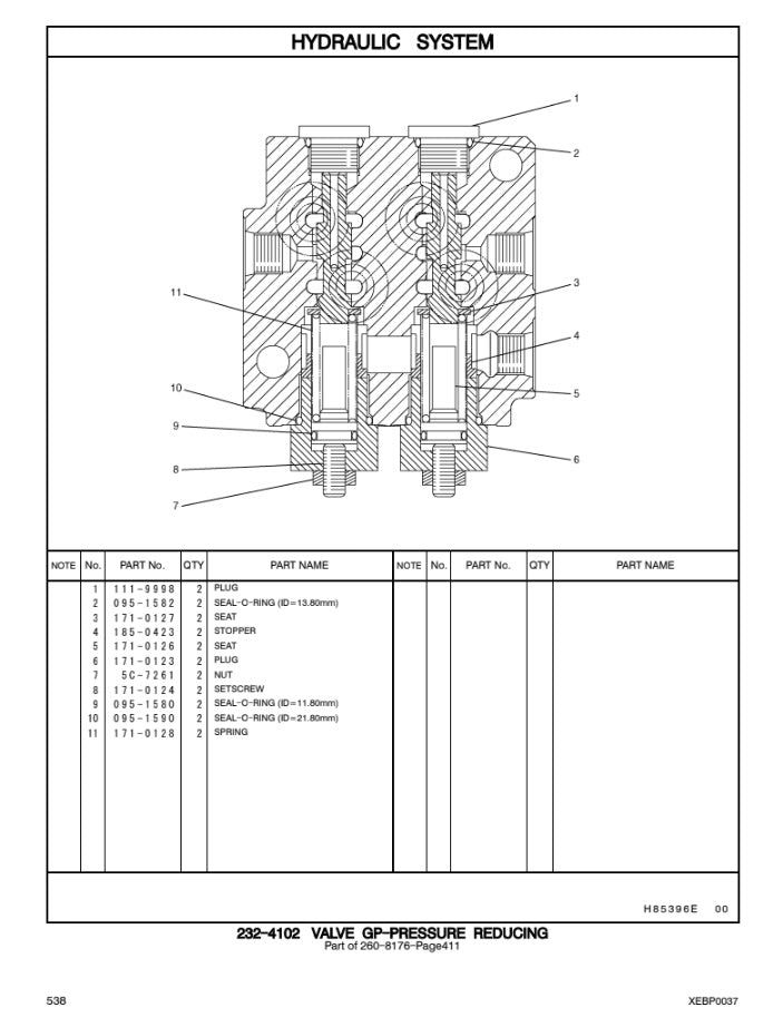 CATALOGO DE PARTES EXCAVADORA 320D RR-320D LRR RBL/ SCW