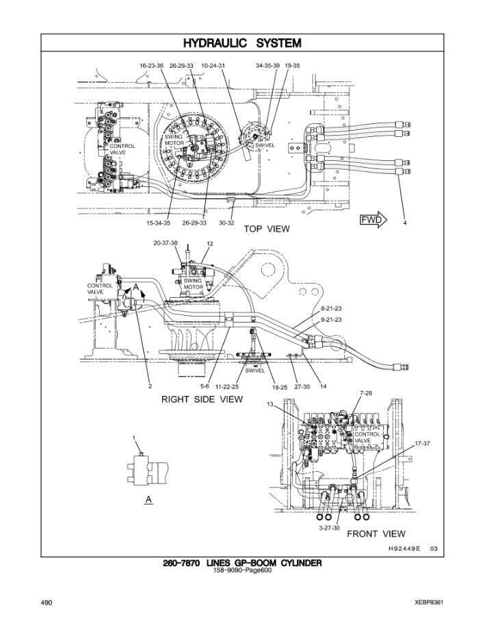 CATALOGO DE PARTES EXCAVADORA 330D-330D L KAB/ PCK/ LDR/ RDA