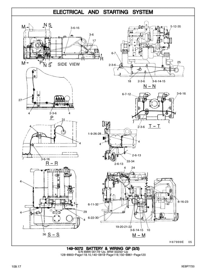 CATALOGO DE PARTES EXCAVADORA 345B 345BL 6MW1 8RW1