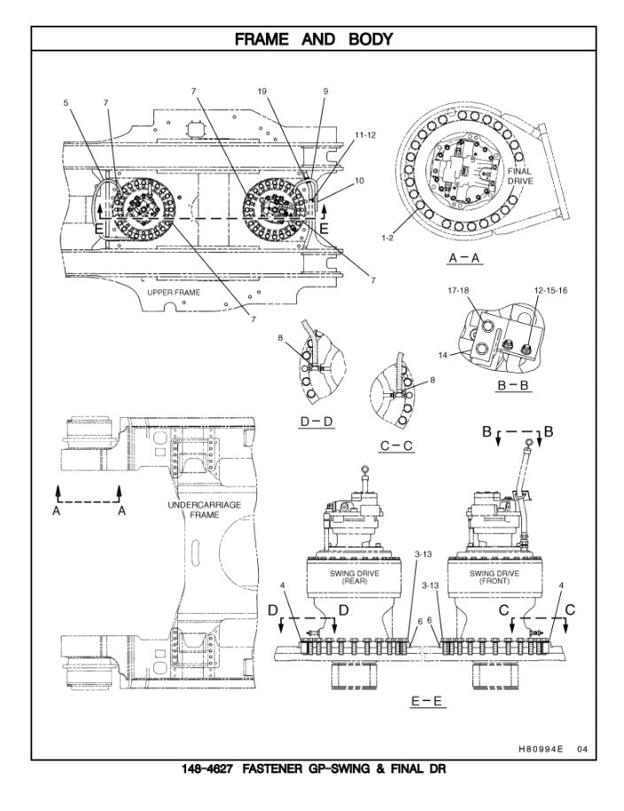 CATALOGO DE PARTES EXCAVADORA 385B BKX1