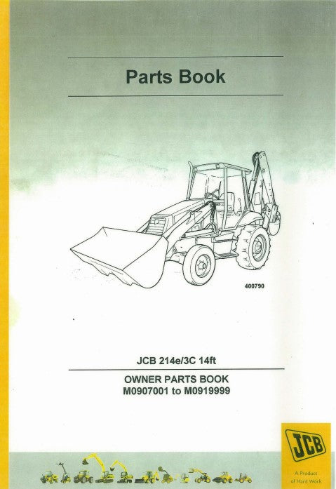 Manual de partes Retroexcavadora JCB 214E