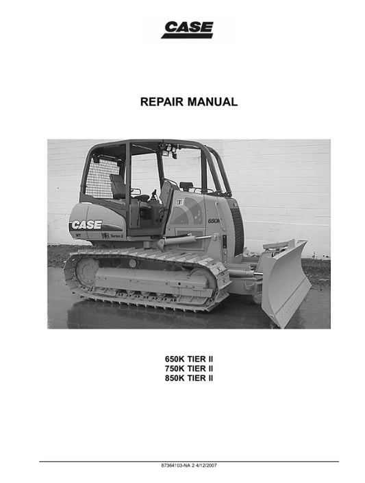 MANUAL DE REPARACIÓN BULLDOZER 650K TIER II 750K TIER II 850K TIER II