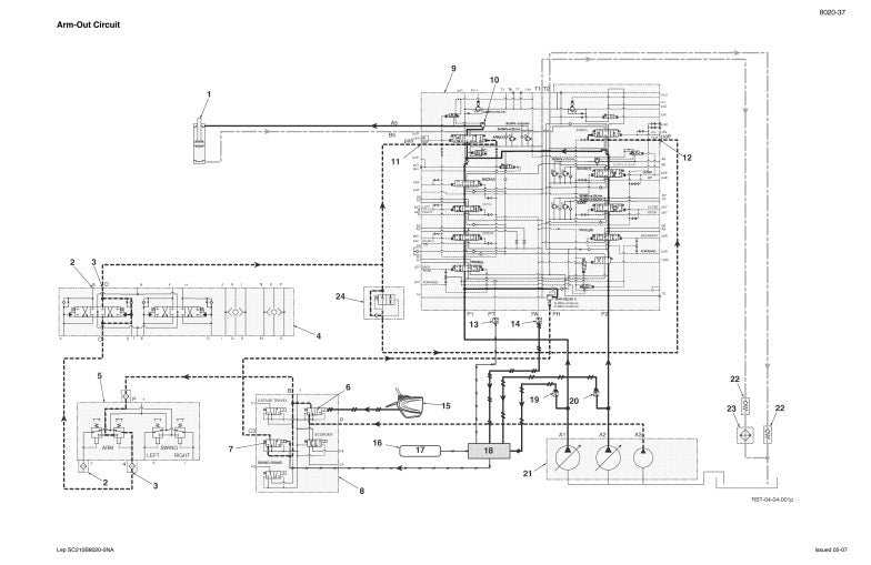 MANUAL DE REPARACIÓN EXCAVADORA CX210B CX240B