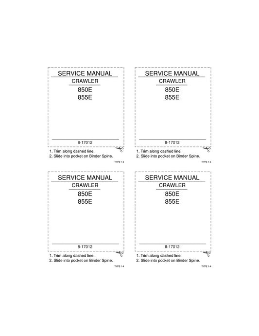 MANUAL DE SERVICIOS BULLDOZER 850E 855E