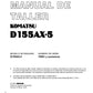 Manual de Talle Bulldozer Komatsu D155AX-5