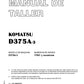 MANUAL DE SERVICIOS BULLDOZER D375A-3