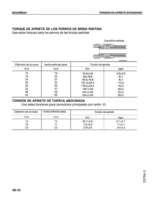 MANUAL DE SERVICIOS BULLDOZER D375A-3