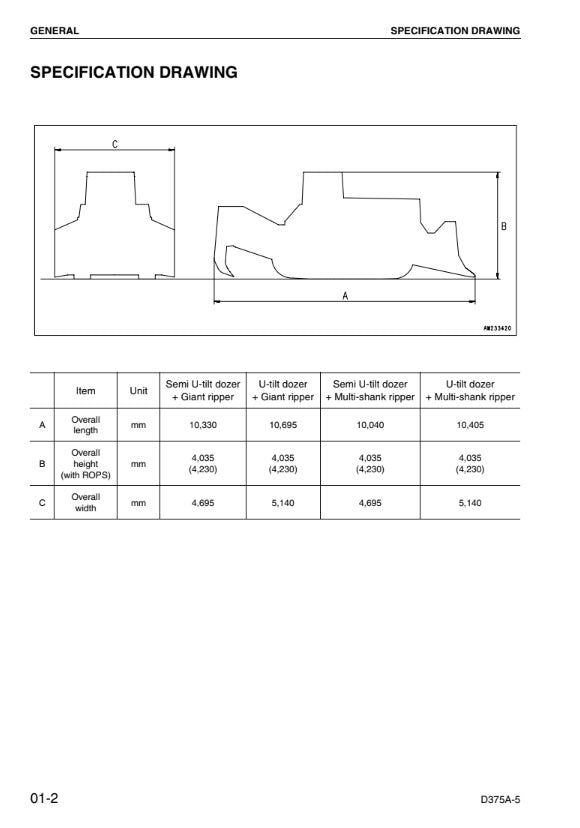 MANUAL DE SERVICIOS BULLDOZER D375A-5