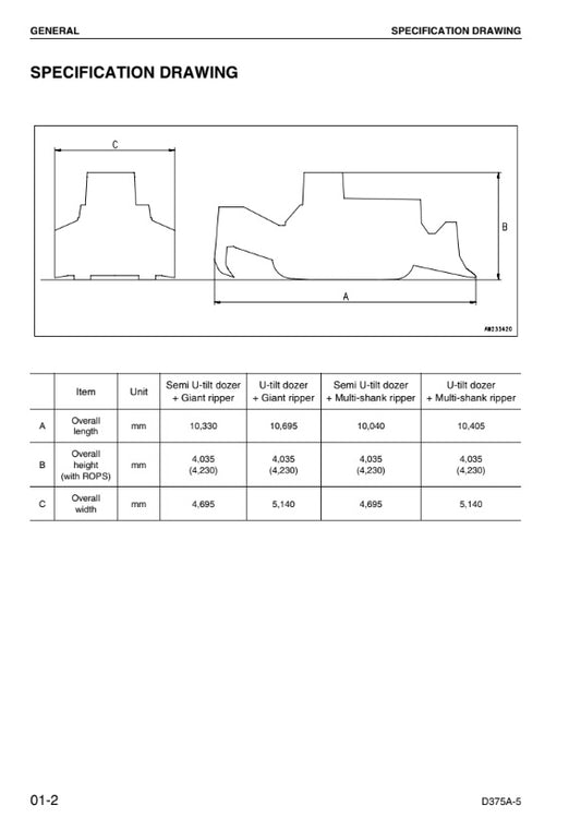 MANUAL DE SERVICIOS BULLDOZER D375A-5