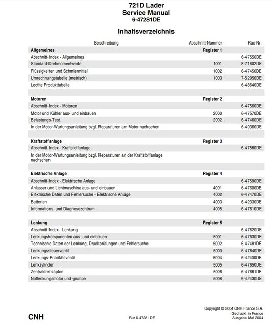 MANUAL DE SERVICIOS CAGADOR FRONTAL 721D