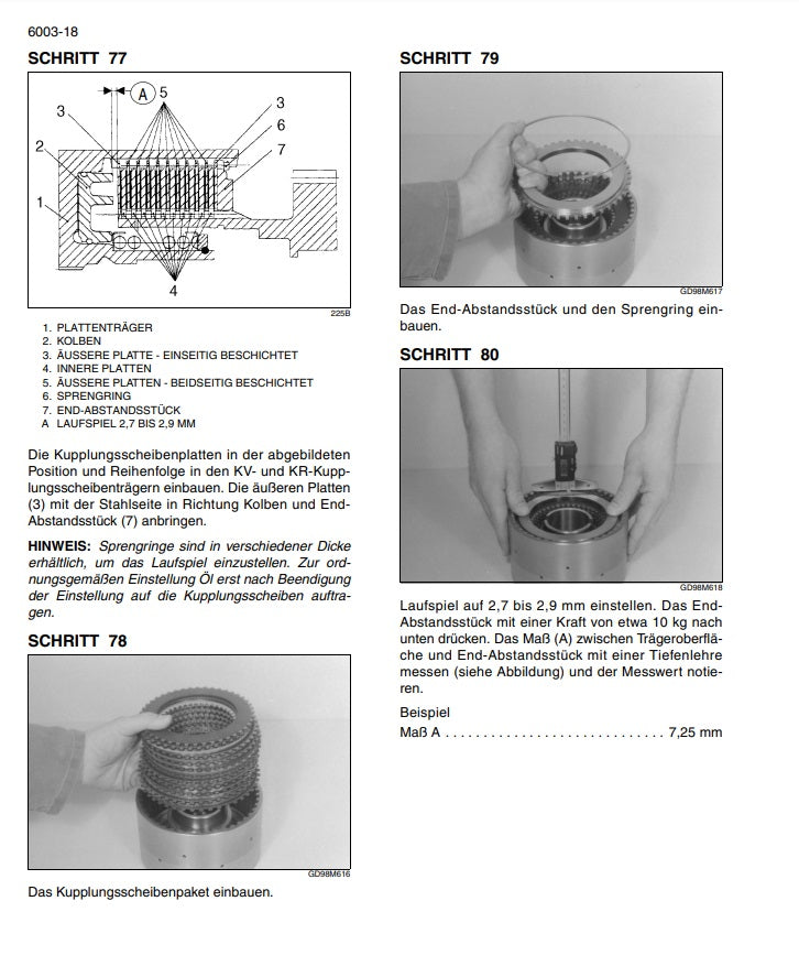 MANUAL DE SERVICIOS CAGADOR FRONTAL 721D