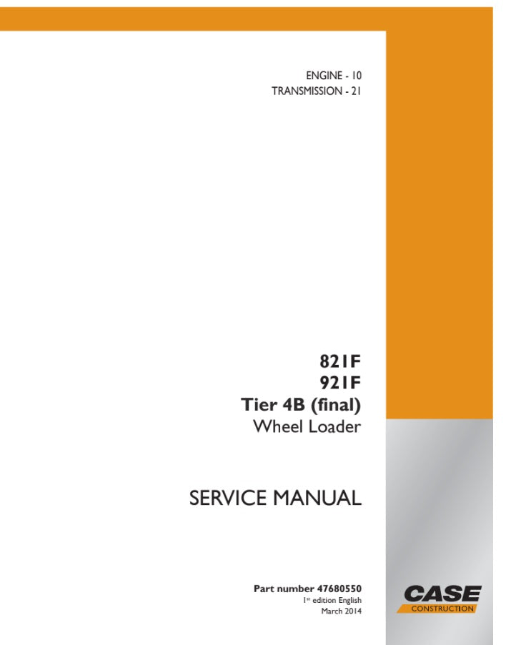 MANUAL DE SERVICIOS CAGADOR FRONTAL 821F 921F TIER 4