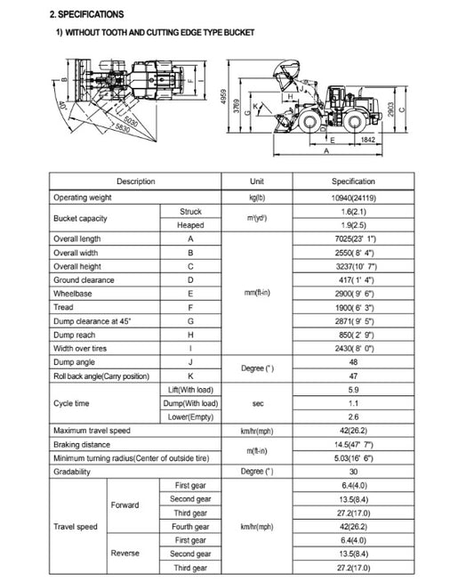 MANUAL DE SERVICIOS CARGADORA FRONTAL HL740-3