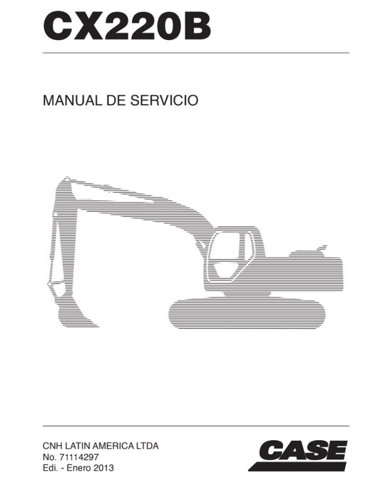 MANUAL DE SERVICIOS EXCAVADORA CX220B