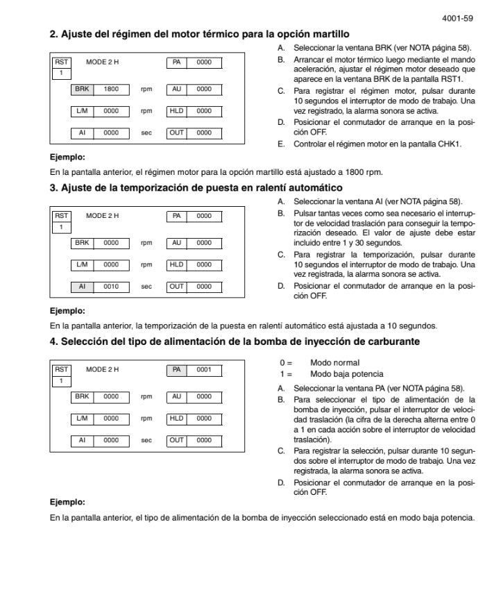 MANUAL DE SERVICIOS EXCAVADORA CX290