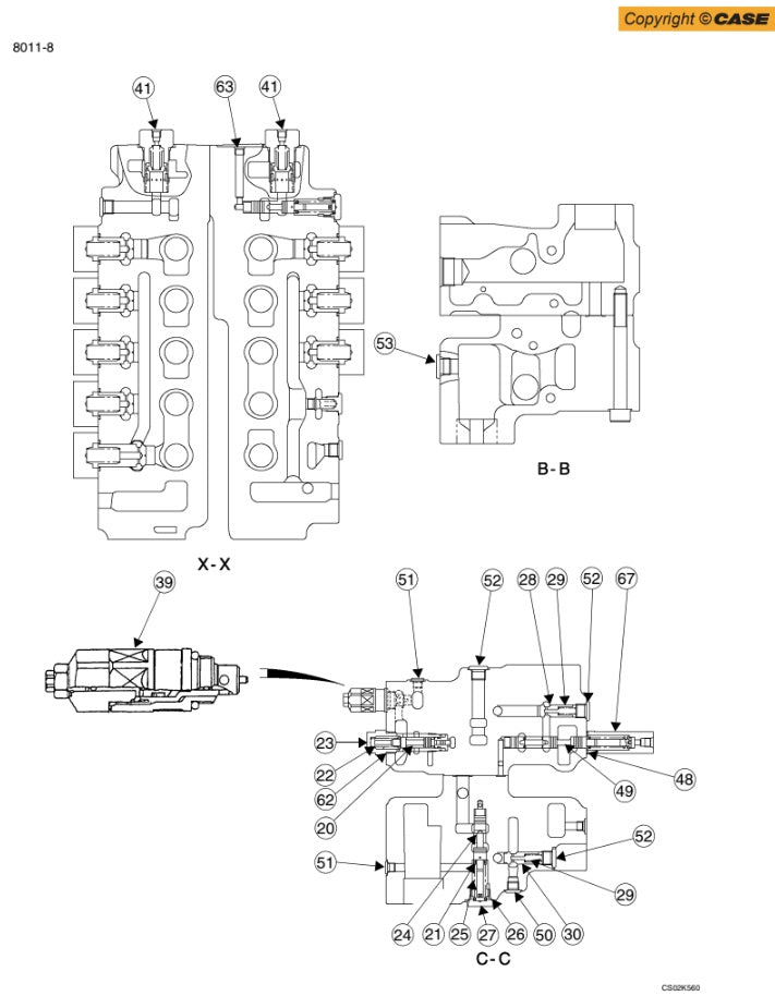MANUAL DE SERVICIOS EXCAVADORA CX460 TIER 3