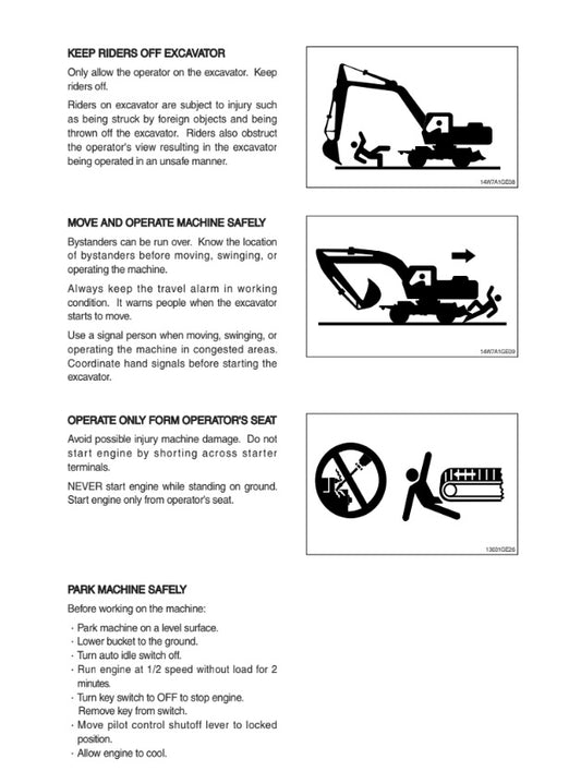 MANUAL DE SERVICIOS EXCAVADORA HW140