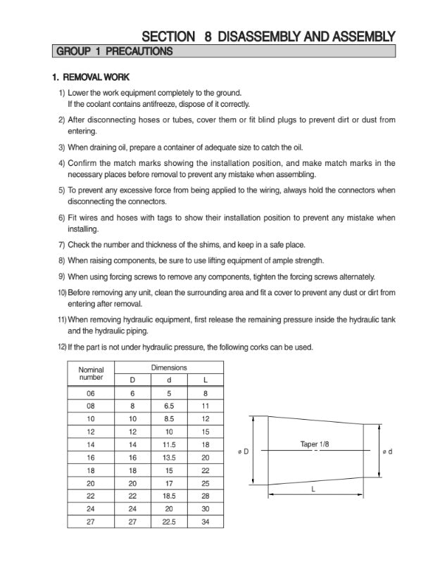 Manual de Taller Excavadora Hyundai HX145LCR