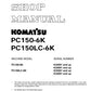 MANUAL DE SERVICIOS EXCAVADORA PC150-6K PC150LC-6K