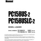 MANUAL DE SERVICIOS EXCAVADORA PC158US-2 PC158USLC-2