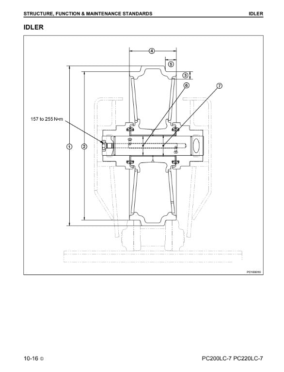 MANUAL DE SERVICIOS EXCAVADORA PC200LC-7L PC220LC-7L