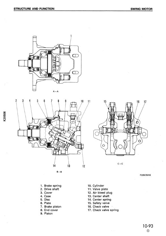 MANUAL DE SERVICIOS EXCAVADORA PC210 210LC-6K PC240 240LC PC240NLC-6K