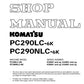 MANUAL DE SERVICIOS EXCAVADORA PC290LC-6K PC290NLC-6K
