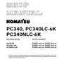 MANUAL DE SERVICIOS EXCAVADORA PC340, PC340LC-6K PC340NLC-6K