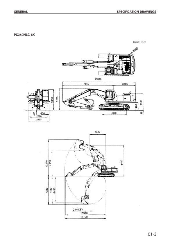 MANUAL DE SERVICIOS EXCAVADORA PC340, PC340LC-6K PC340NLC-6K