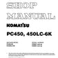 MANUAL DE SERVICIOS EXCAVADORA PC450 450LC-6K