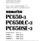 MANUAL DE SERVICIOS EXCAVADORA PC650-3 PC650LC-3 PC650SE-3