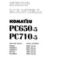 MANUAL DE SERVICIOS EXCAVADORA PC650-5 PC710-5