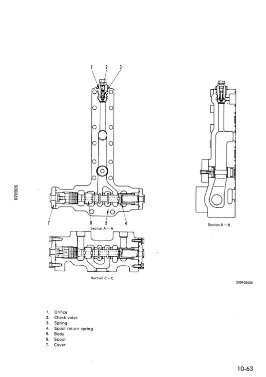 MANUAL DE SERVICIOS EXCAVADORA PC650-5 PC710-5