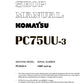MANUAL DE SERVICIOS EXCAVADORA PC75UU-3 15001