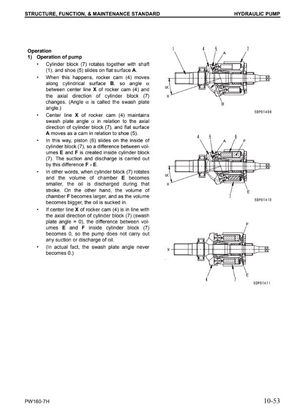 MANUAL DE SERVICIOS EXCAVADORA PW160-7H