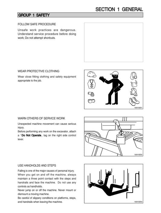 MANUAL DE SERVICIOS EXCAVADORA R110-7