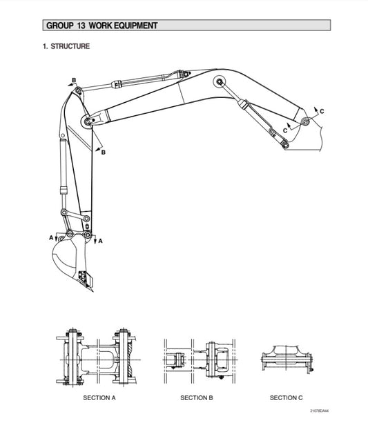 MANUAL DE SERVICIOS EXCAVADORA R140W-7
